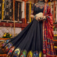 Black Navaratri Chaniya Choli In Muslin Cotton SFKHU13504 - Siya Fashions