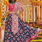 Orange Navaratri Chaniya Choli In Muslin Cotton SFKHU13507 - Siya Fashions