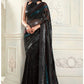 Heavy Black Indian Wedding Reception Saree SFSA286308 - Siya Fashions