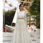 White Evening Wedding Party Lehenga In Net SFIN0283 - Siya Fashions