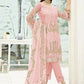 Pale Pink Indian Pakistan Sangeet Salwar Kameez Pant SFKSF55402 - Siya Fashions