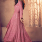 Pink Bridesmaid Georgette Full Top Lehenga Kameez Suit SFSA279503 - Siya Fashions