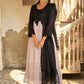 Grey Black Indian Pakistani Georgette Salwar Pant SFSMT9105 - Siya Fashions
