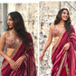 Designer Bollywood Actress Kaira Advani Jumpsuit Saree SFBIRDAL079 - Siya Fashions