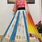 White Navaratri Printed Chaniya Choli In  Butter Silk SAG890 - Siya Fashions
