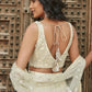 Ivory Bridal Reception Lehenga Choli Set Fully Embroidery Work SFANB57802 - Siya Fashions