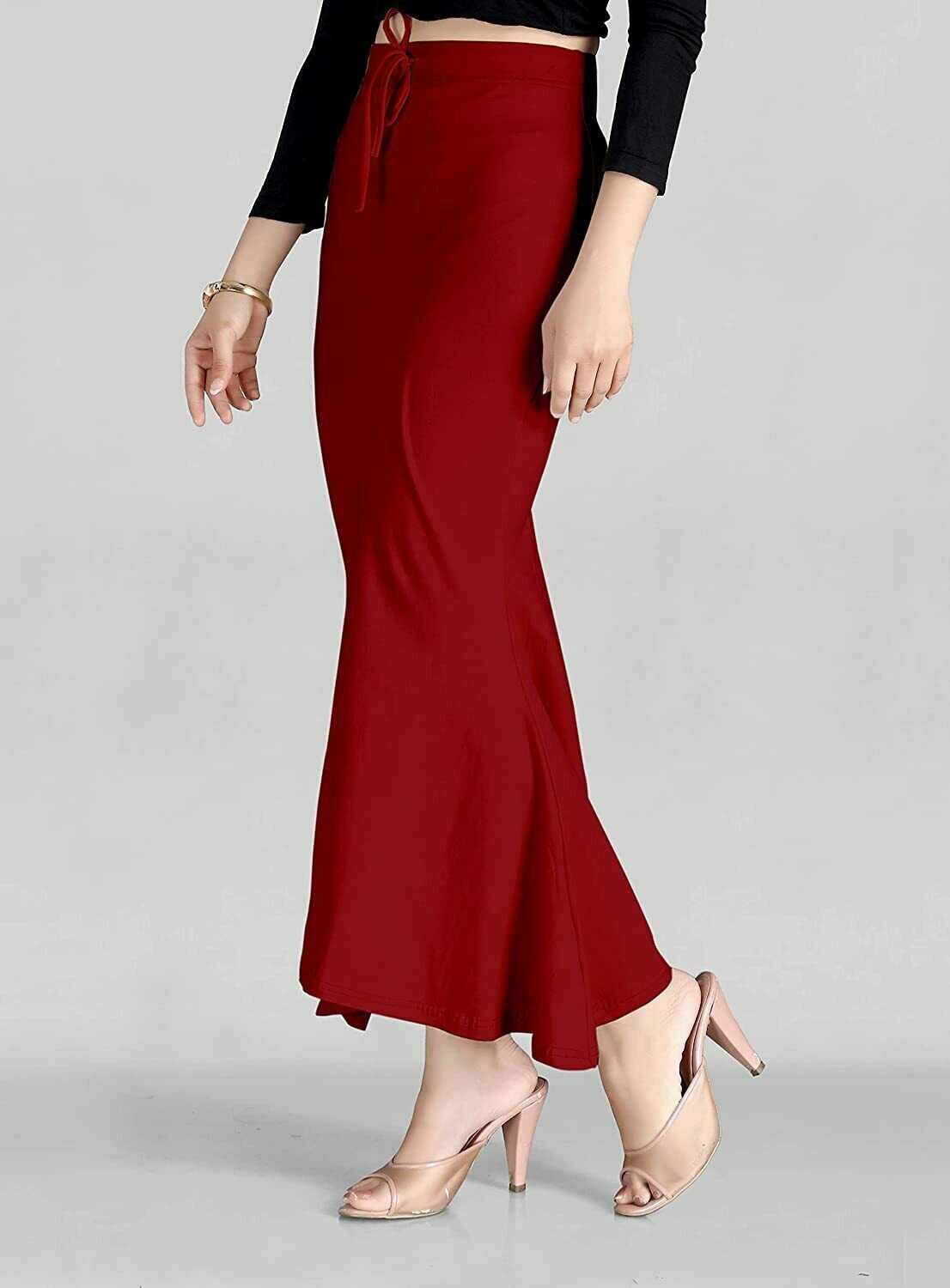 Buy Red Rose - Saree Shaper for Women - Petticoat - Sari Shaper (Skin 2XL)  at