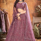 Purple Soft Net Evening Lehenga Sequin Work SFHST1404 - Siya Fashions