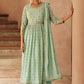 Green Indian Pakistani Palazzo Salwar Kameez Suit SFYS90302 - Siya Fashions