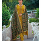 Yellow Muslin Silk Plus Size Palazzo Suit SFSA312605 - Siya Fashions