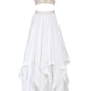 Bespoke White Layered Lehenga In Silk SFA130 - Siya Fashions