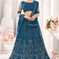 Blue Designer Sequin Party Net Lehenga Choli  EXSA284001 - Siya Fashions