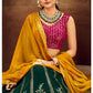 Green Yellow Bridal Lehenga Choli Set In Georgette SIKHU14803