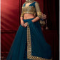 Blue Wedding Net Party Lehenga In Net SSA296802 - Siya Fashions