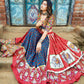 Wine Multicolour  Navaratri Printed Chaniya Choli In  Butter Silk SEB8903 - Siya Fashions