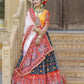 Buy Yellow Navaratri Blue Silk With Digital Print Work Chanya Choli EB532 - Siya Fashions