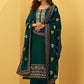 Green Indian Wedding Palazzo Suit SFSA284602 - Siya Fashions