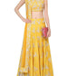 Yellow Banarasi Silk Wedding Lehenga Choli SF973 - Siya Fashions