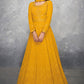 Yellow Georgette Party Long Anarkali Suit SFYS74301 - Siya Fashions