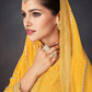 Designer Yellow Indian Pakistani Palazzo Sharara Suit In Net SISA342603 - Siya Fashions